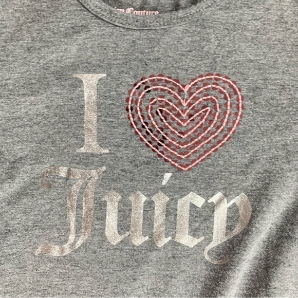 Juicy Couture Gray and Pink Dress w/ Faux Suede Circle Skirt Size 5 - Picture 2 of 7